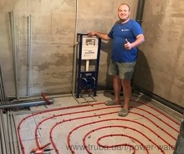 Монтаж теплого пола и инсталяции &mdash; Сила Воды